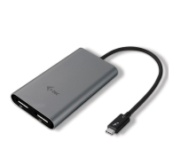 i-tec Adapter Thunderbolt Dual Display Port 2x 4K/60Hz 1x 5K/60Hz - 518364 - zdjęcie 1